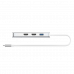 USB3.1 Type-C 鋁金屬多端口集線器，支援PD充電 1個USB Type-A + 2個 HDMI + 1個VGA插口 . 																						